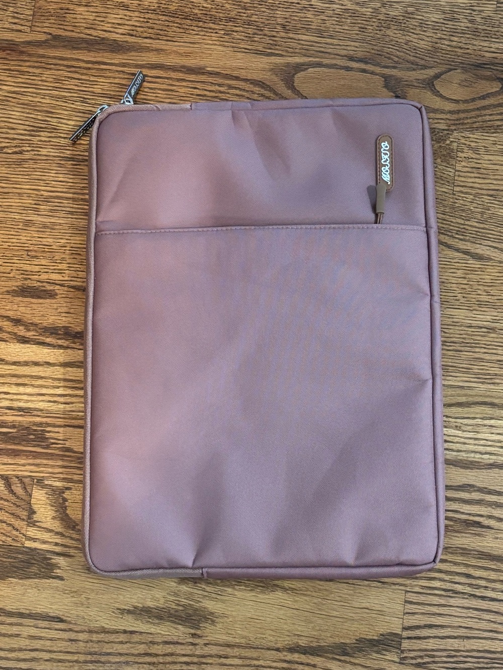 MOSISO Vertical Laptop Sleeve 13" - Mauve Grey Padding